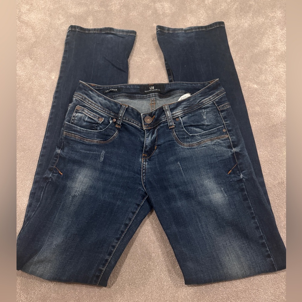 Women's Boot Cut Jeans - Dark Blue
